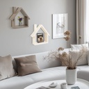 Decor de perete, cabana, 24x24cm