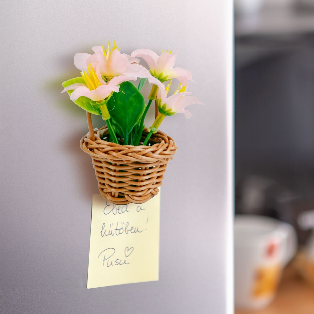 Plante artificiale, decor magnetic, 7x4.7x4.7cm