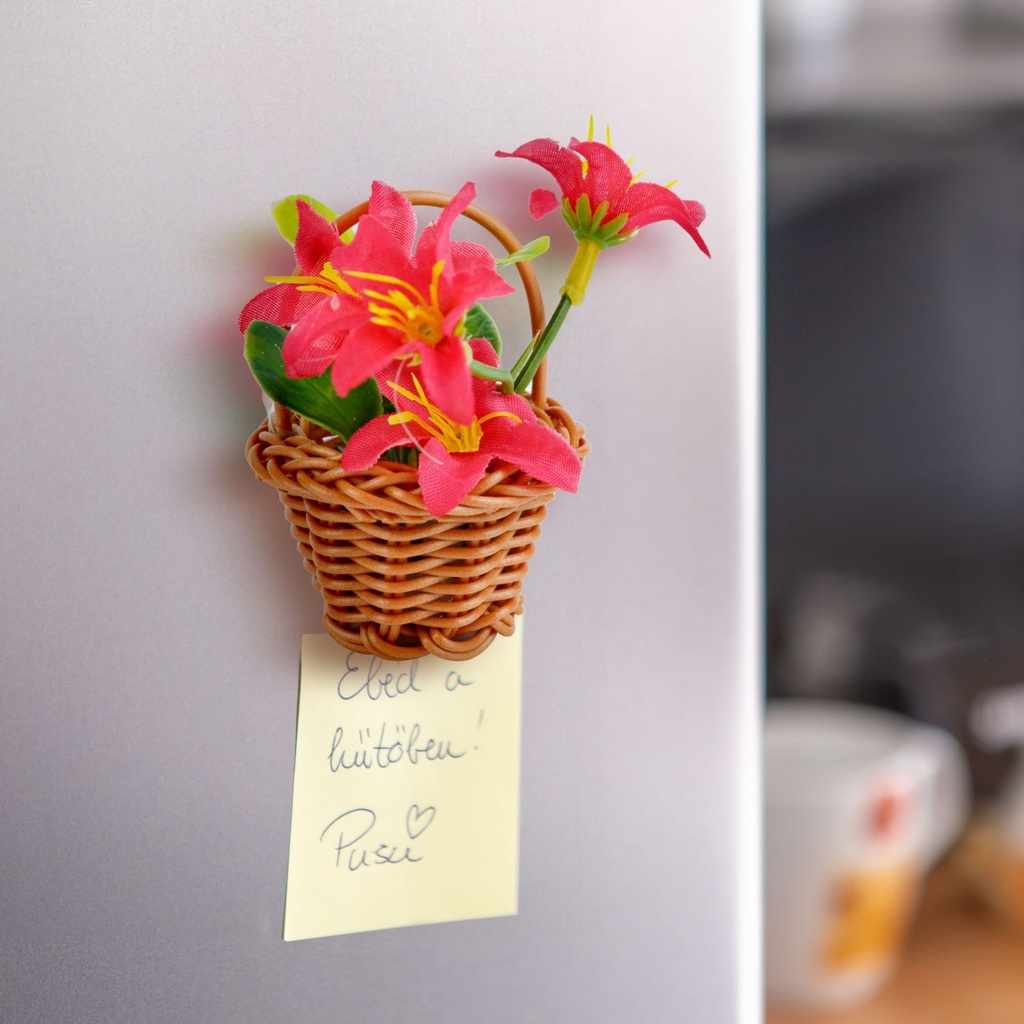 Plante artificiale, decor magnetic, 7x4.7x4.7cm