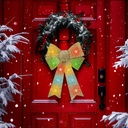 Decor fundita, 11 LED colorat, auriu, 40x30cm