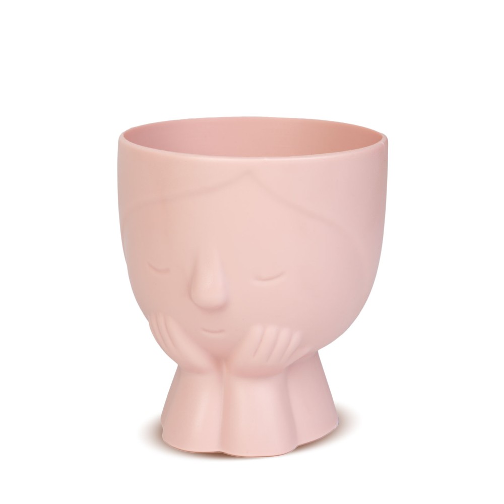 Decor ghiveci, forma fata, 9x10cm