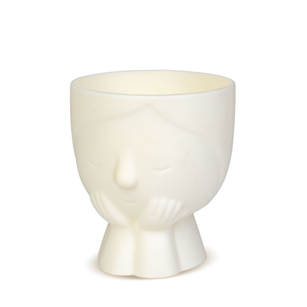 Decor ghiveci, forma fata, 9x10cm