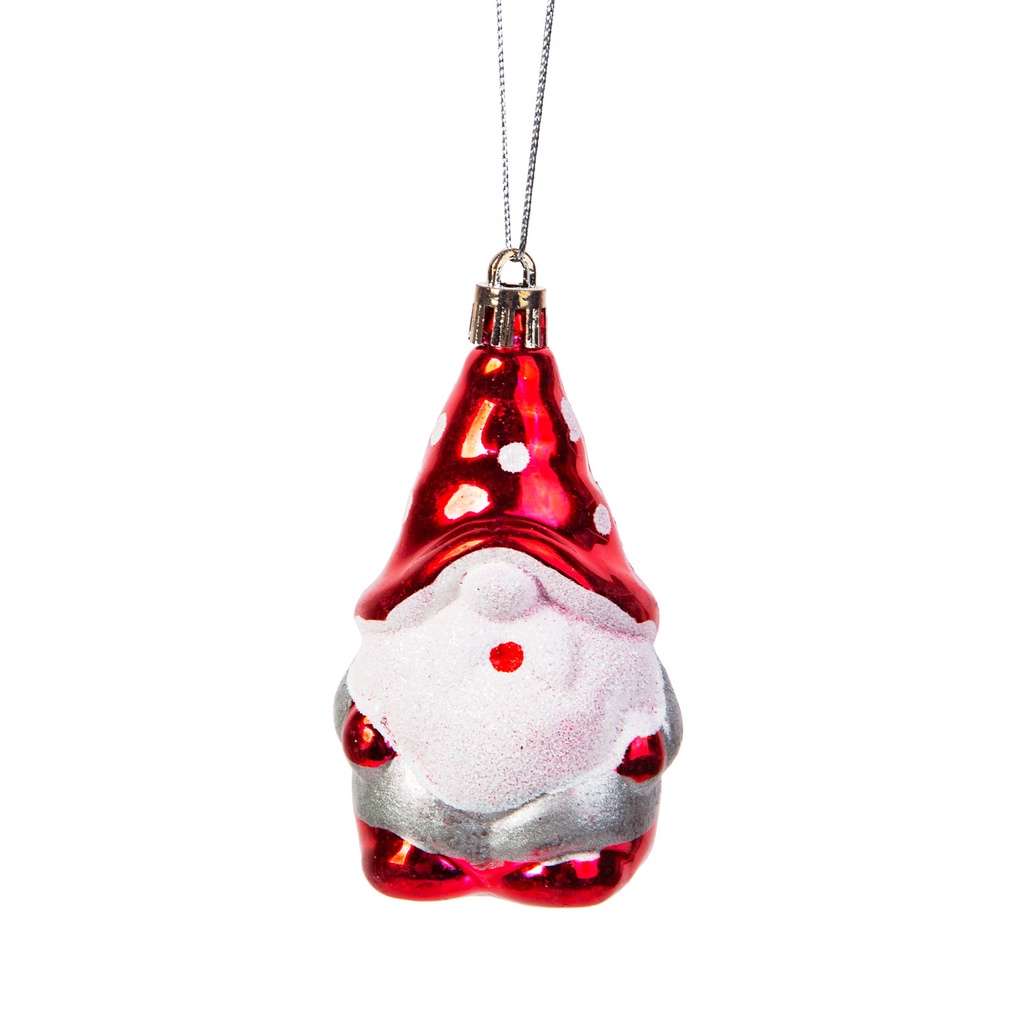 Decor brad, Mos Craciun, 85x50mm