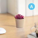 Decor plante artificiale, in ghiveci, 6x9cm