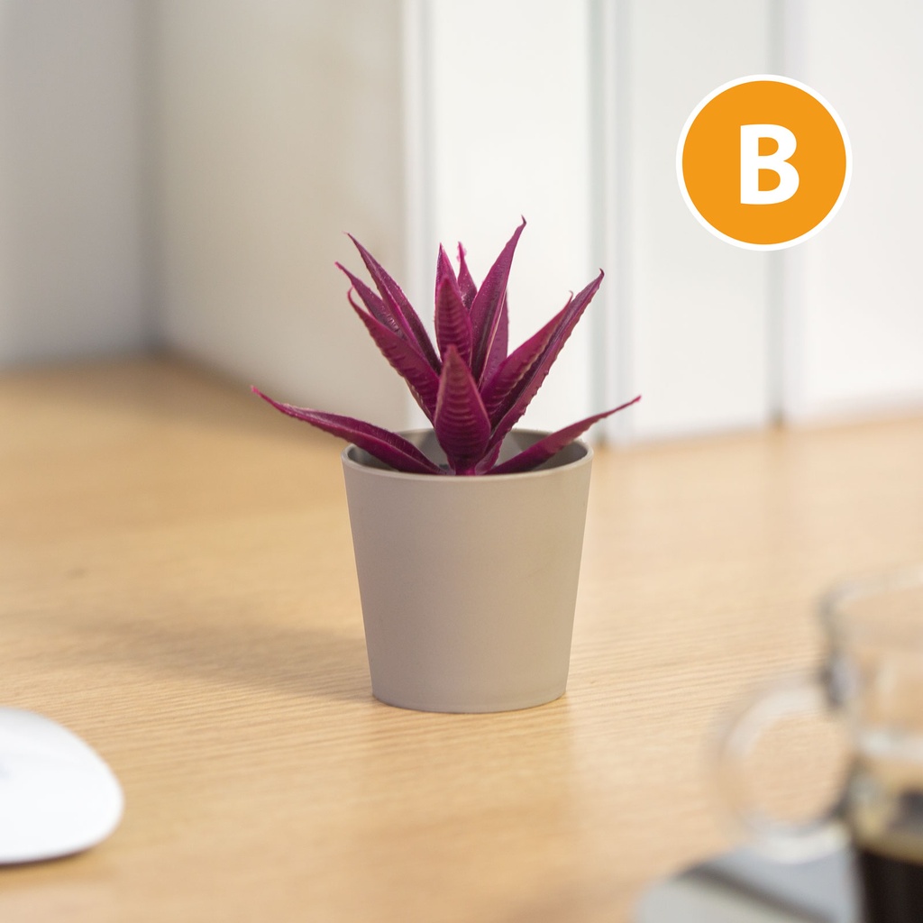 Decor plante artificiale, in ghiveci, 6x9cm