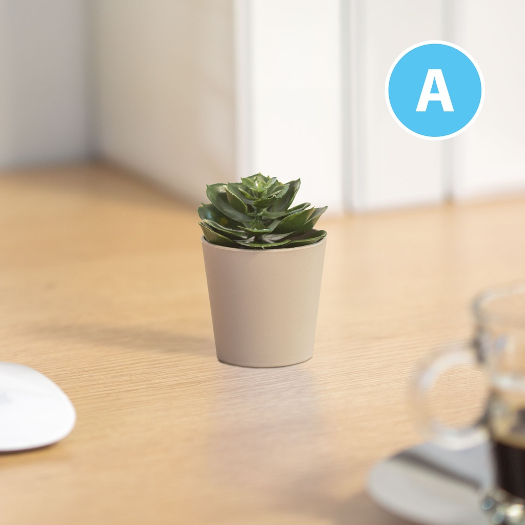 Decor plante artificiale, in ghiveci, 6x9cm