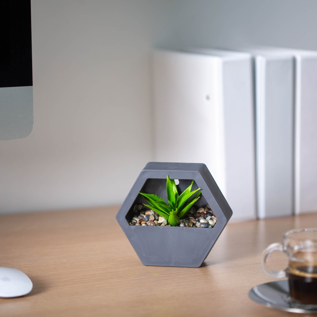 Decor plante artificiale, perete, 13x12cm