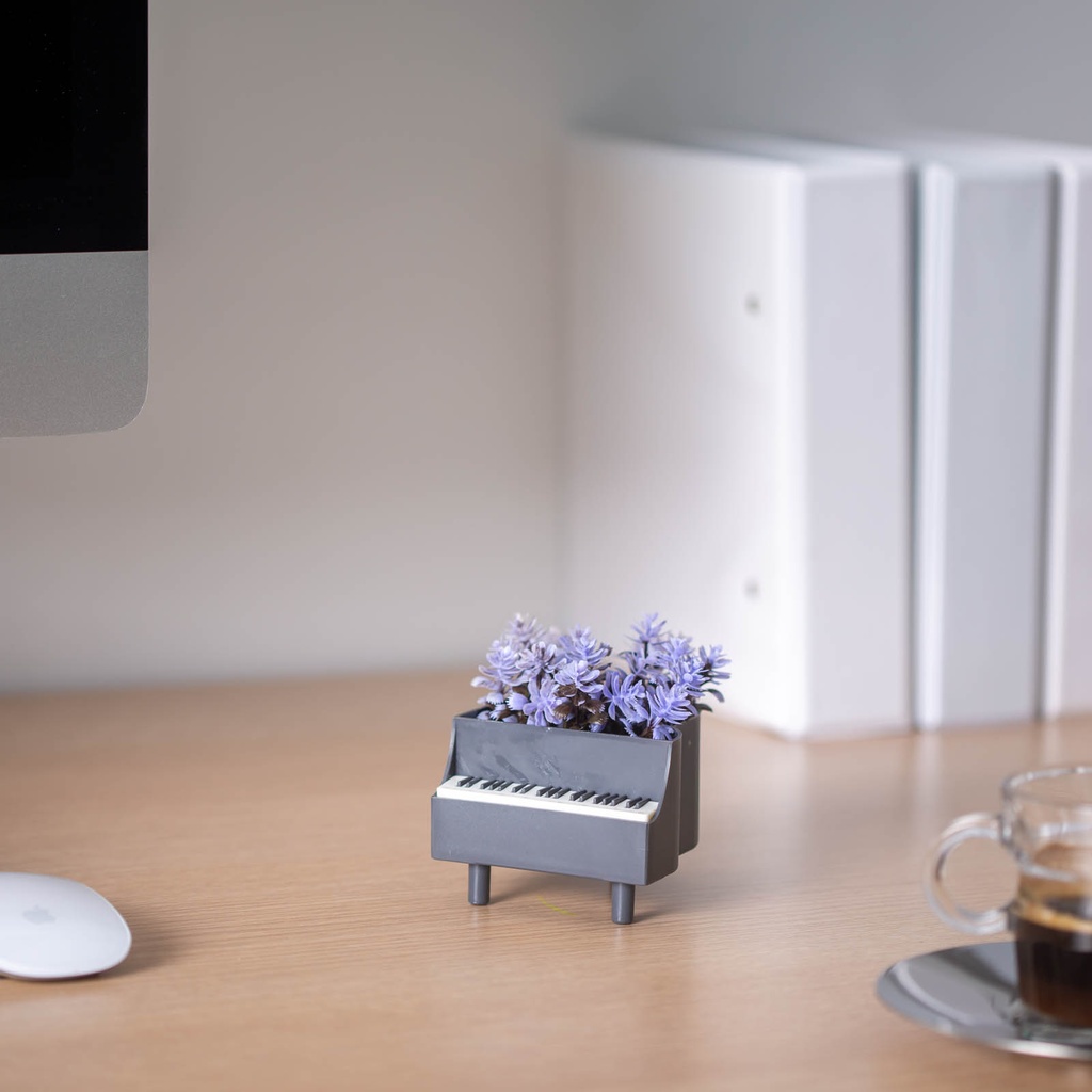 Decor plante artificiale, pian, 8x9cm