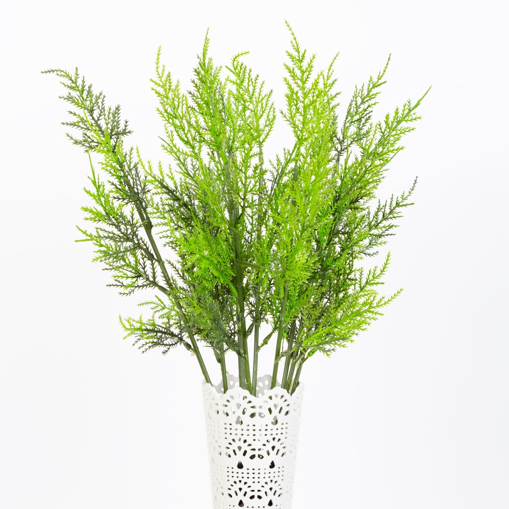 Decor plante artificiale, verde, 9x45cm