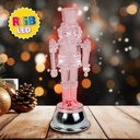 Decor soldat cu plumb, LED RGB, 15x5x5cm