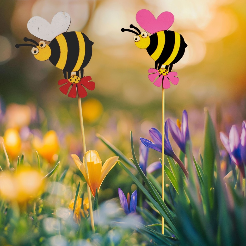 Decor, albina, 2 modele, 33cm