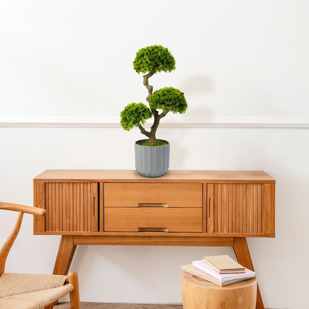 Decoratiune cu planta artificiala, bonsai, 55x27cm