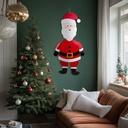 Decor Craciun, Mos Craciun, hartie, 90cm