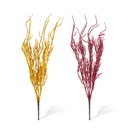 Decoratiune de toamna, sclipici galben si bordo, 2 modele, 40cm