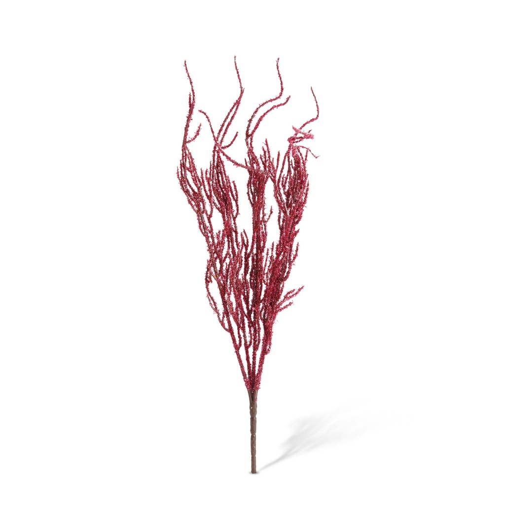 Decoratiune de toamna, sclipici galben si bordo, 2 modele, 40cm