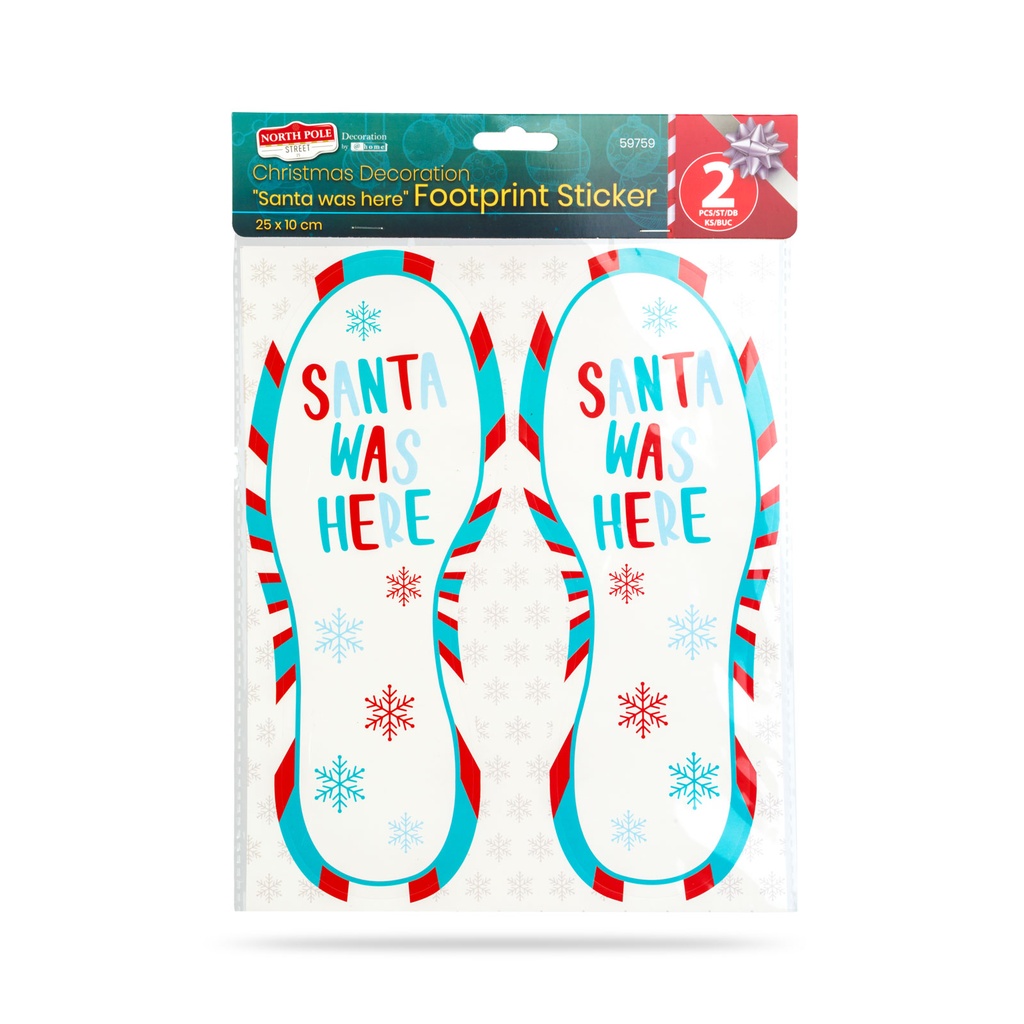 Decoratiune festiva, autocolant A fost aici Mosul, 25x10cm, set 2 buc.