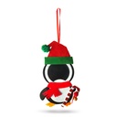 Decoratiune foto din fetru, cu clopotel, 3 modele, 13x17cm