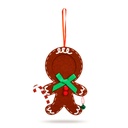 Decoratiune foto din fetru, cu clopotel, 3 modele, 13x17cm