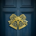 Decoratiune tip funda,suspendabila, aurie, 35cm