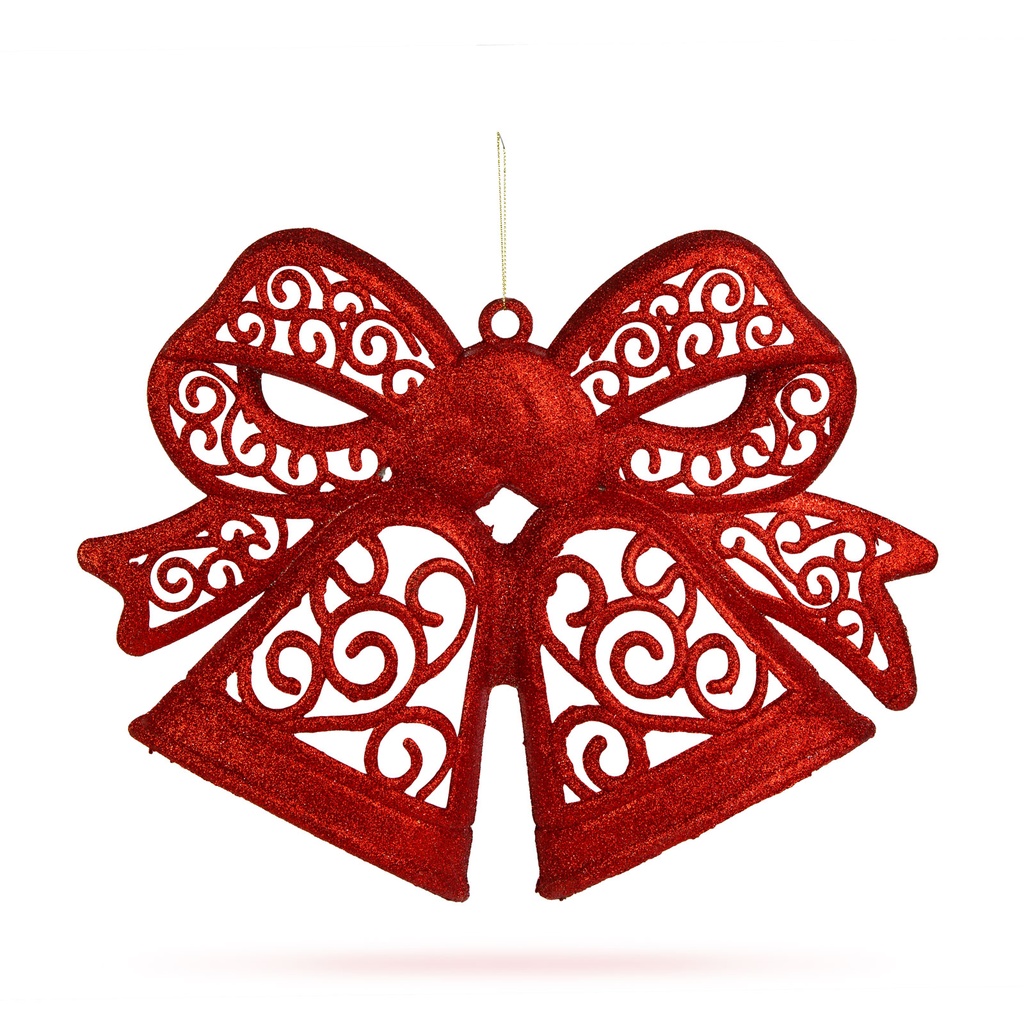 Decoratiune tip funda,suspendabila, rosie, 35cm