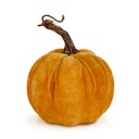 Dovleac decorativ cu finisaj sclipitor, 3 modele, 11x13cm