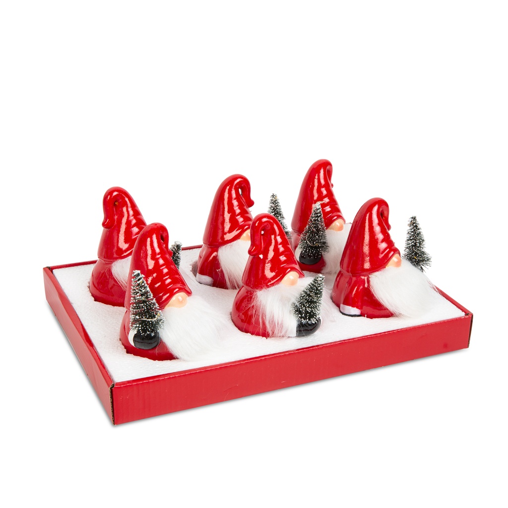 Elf cu LED de Craciun, 3 tipuri, 13x7x9cm