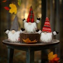 Elf scandinav de Craciun, 3 modele, 20x8.5x25cm