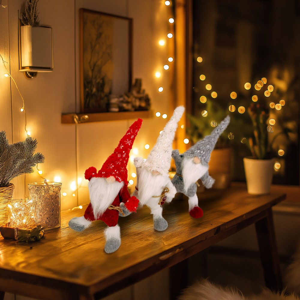 Elf scandinav de Craciun, 3 modele, 26x8x48cm