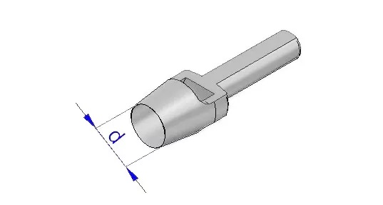 Preducea rotunda, Fi 12mm