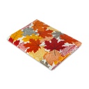 Fata de masa decorativa de toamna, flanel, model frunze, 132x178cm
