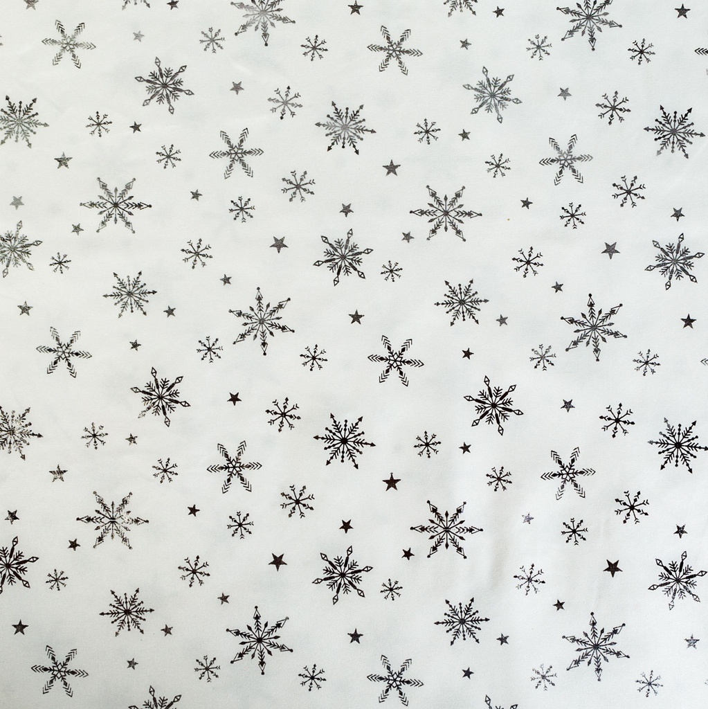Fata de masa decorativa, fulg de nea, 140x240cm