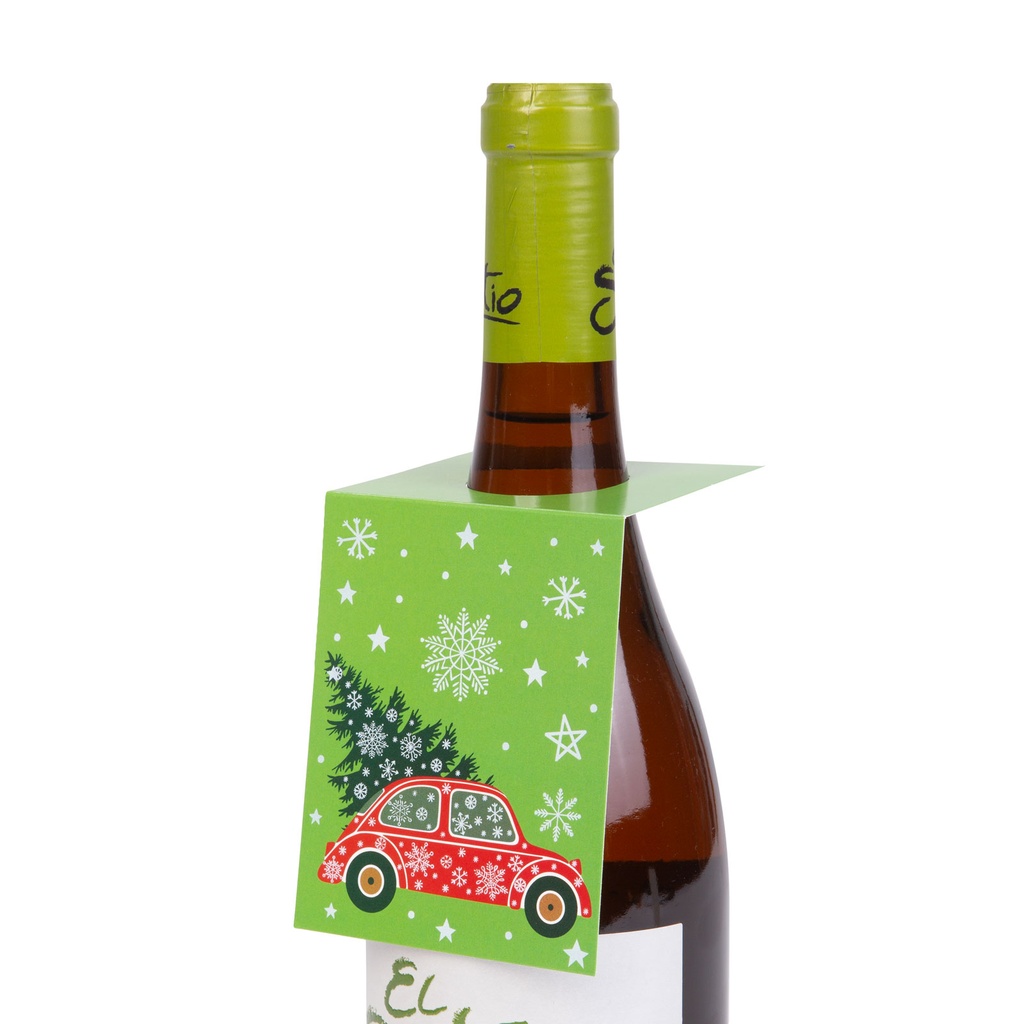 Felicitare de pus pe sticle, set 6 buc.