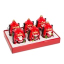 Felinar LED de Craciun, 3 tipuri, 7.5x11.5cm