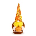 Figurina decorativa de toamna, Mos cu dovleac, 2 modele, 35cm