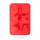 Forma de copt, silicon, Craciun, 25.5x16.5x3cm