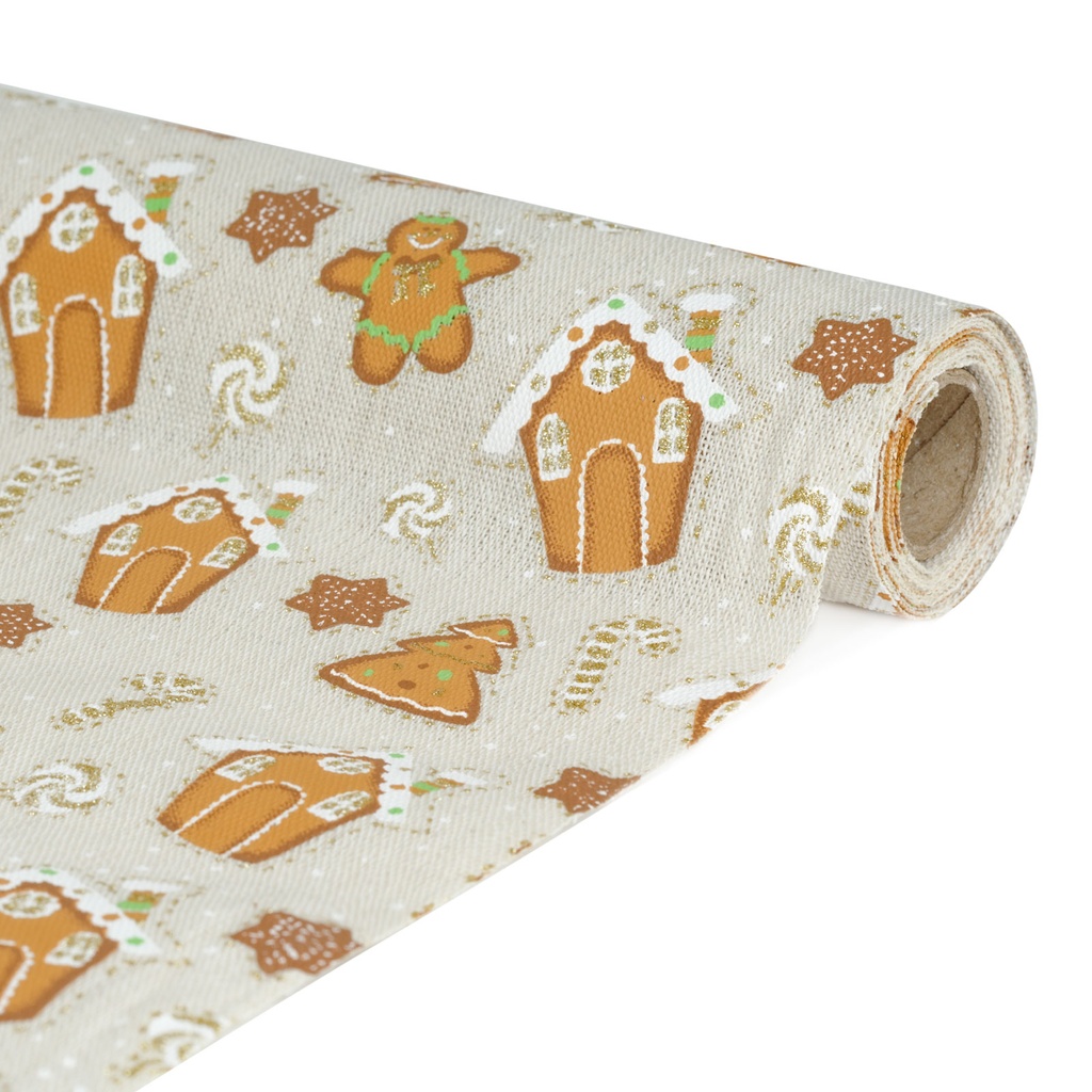 Frunner masa decorativ, turta dulce, 180x28cm