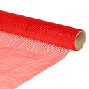 Frunner masa decorativ, rosu, dungat, 180x28cm