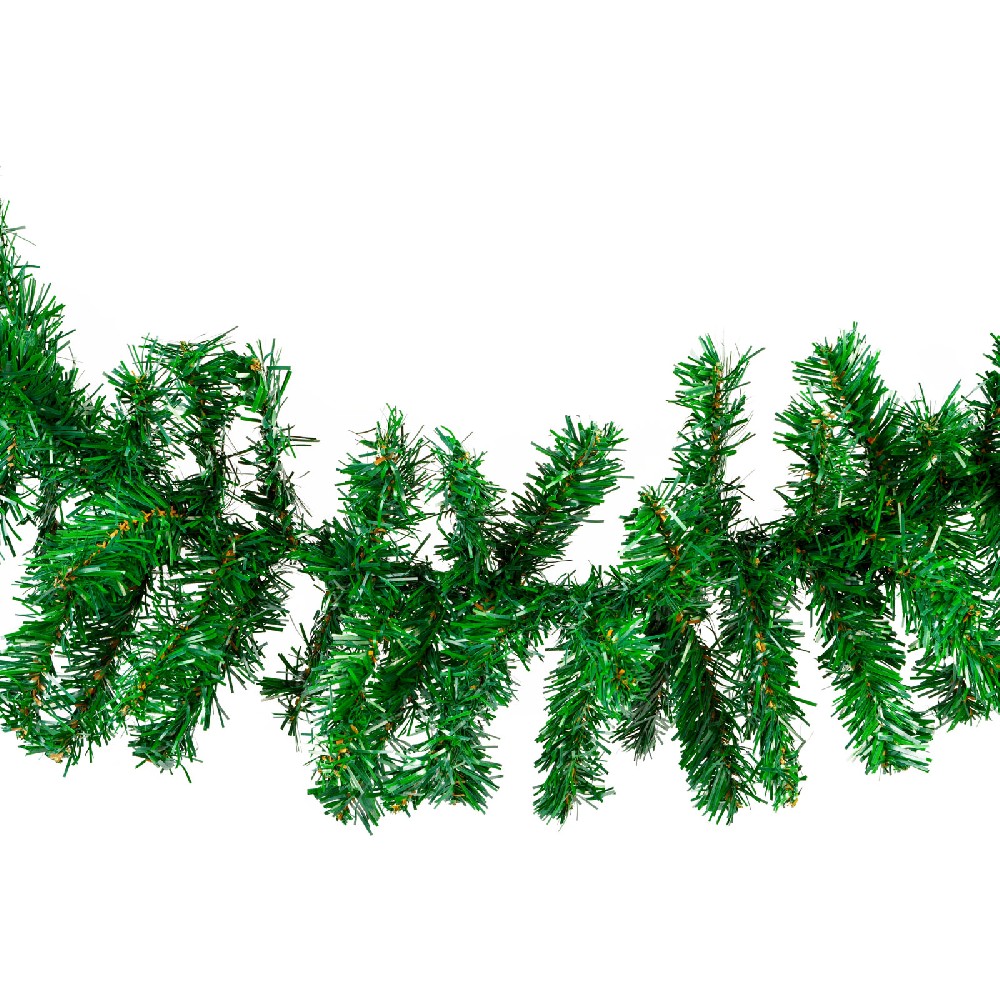 Ghirlanda brad artificial, verde inchis, 270x24cm