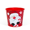 Ghiveci decorativ din metal, model Mos, 13x11cm