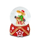 Glob de Craciun cu zapada, 4 modele, Fi 45x62mm