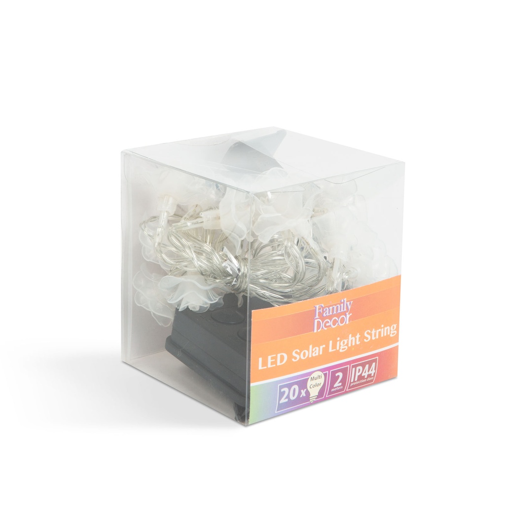 Instalatie pom, solara, floare, 20 LED, 2.3m