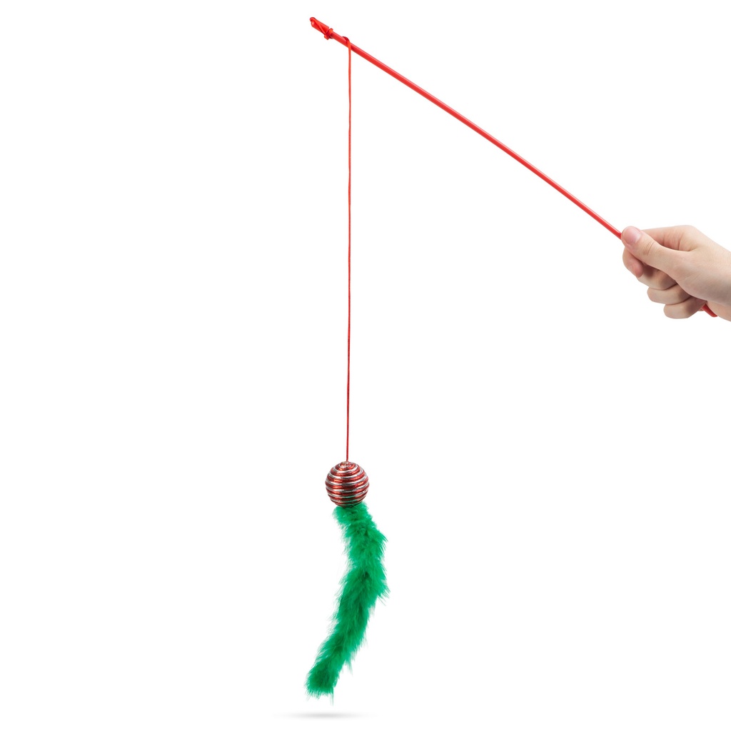 Jucarie pentru pisici, culori de Craciun