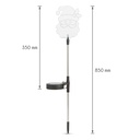 Lampa solara led, model Mos Craciun