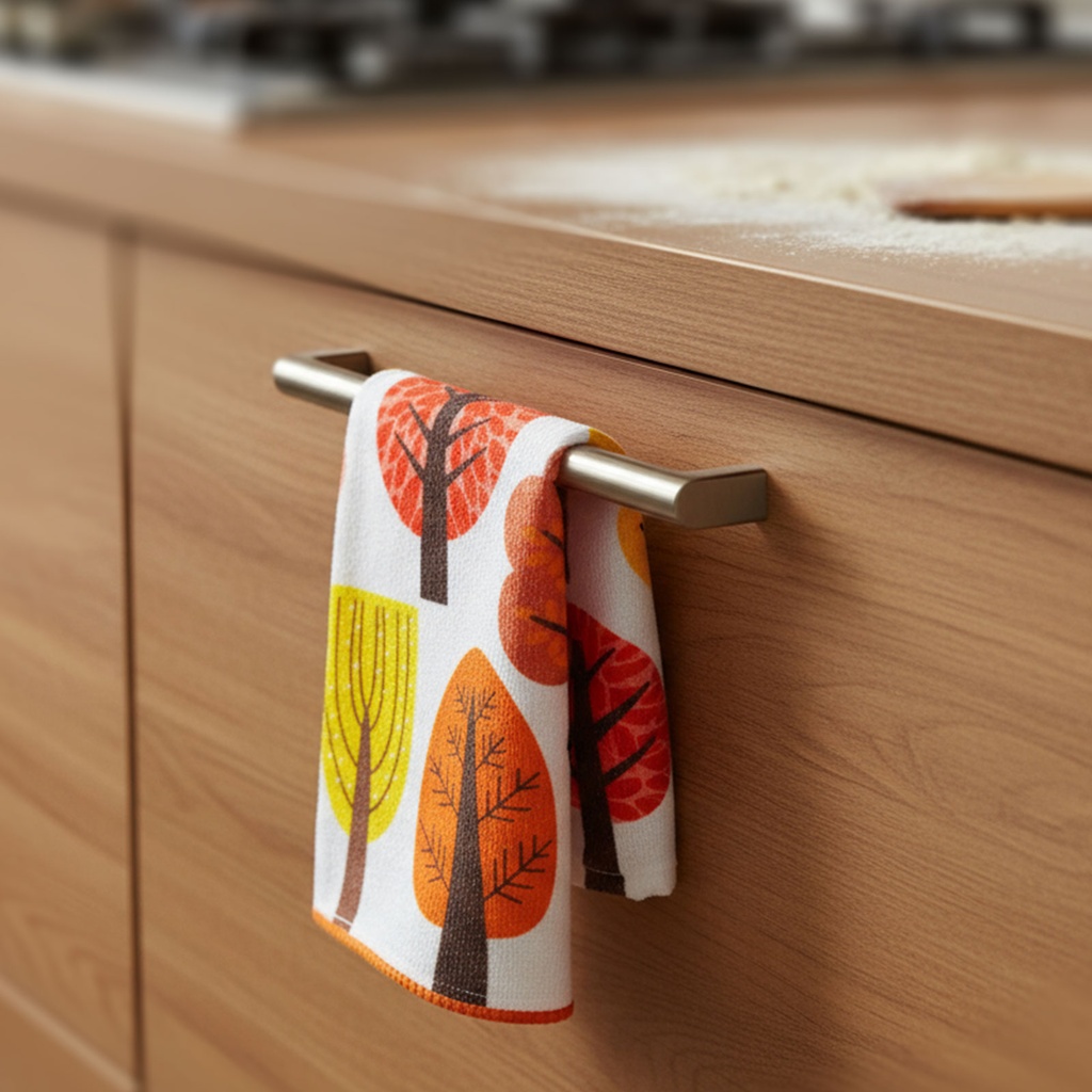 Laveta microfibra, model toamna, 58x38cm, 2 buc.