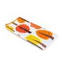 Laveta din microfibra cu model de toamna,  58x38cm, set 2 buc.