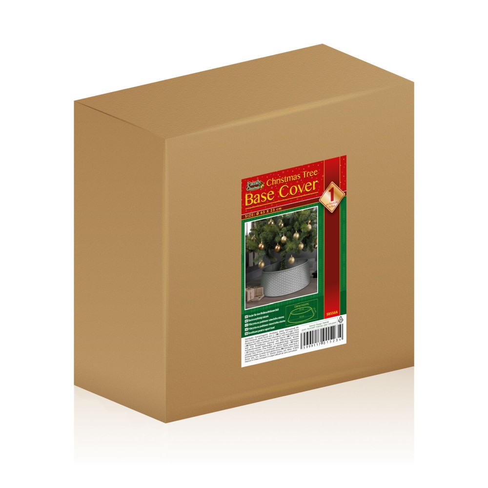 Masca pt suport brad Craciun, plastic, 65x23cm