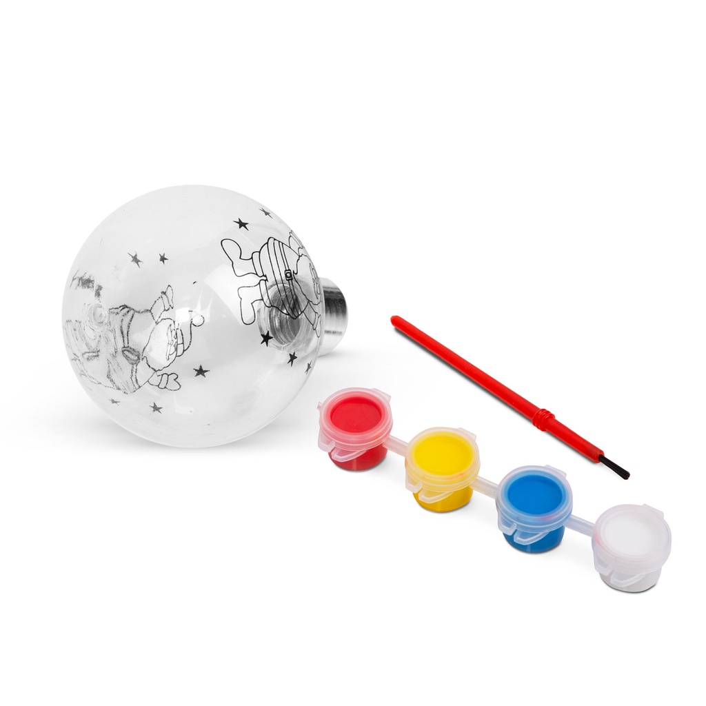 Ornament brad Craciun, poate fi pictat, 80mm