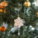 Ornament brad Craciun, stea si fulg, 2 forme