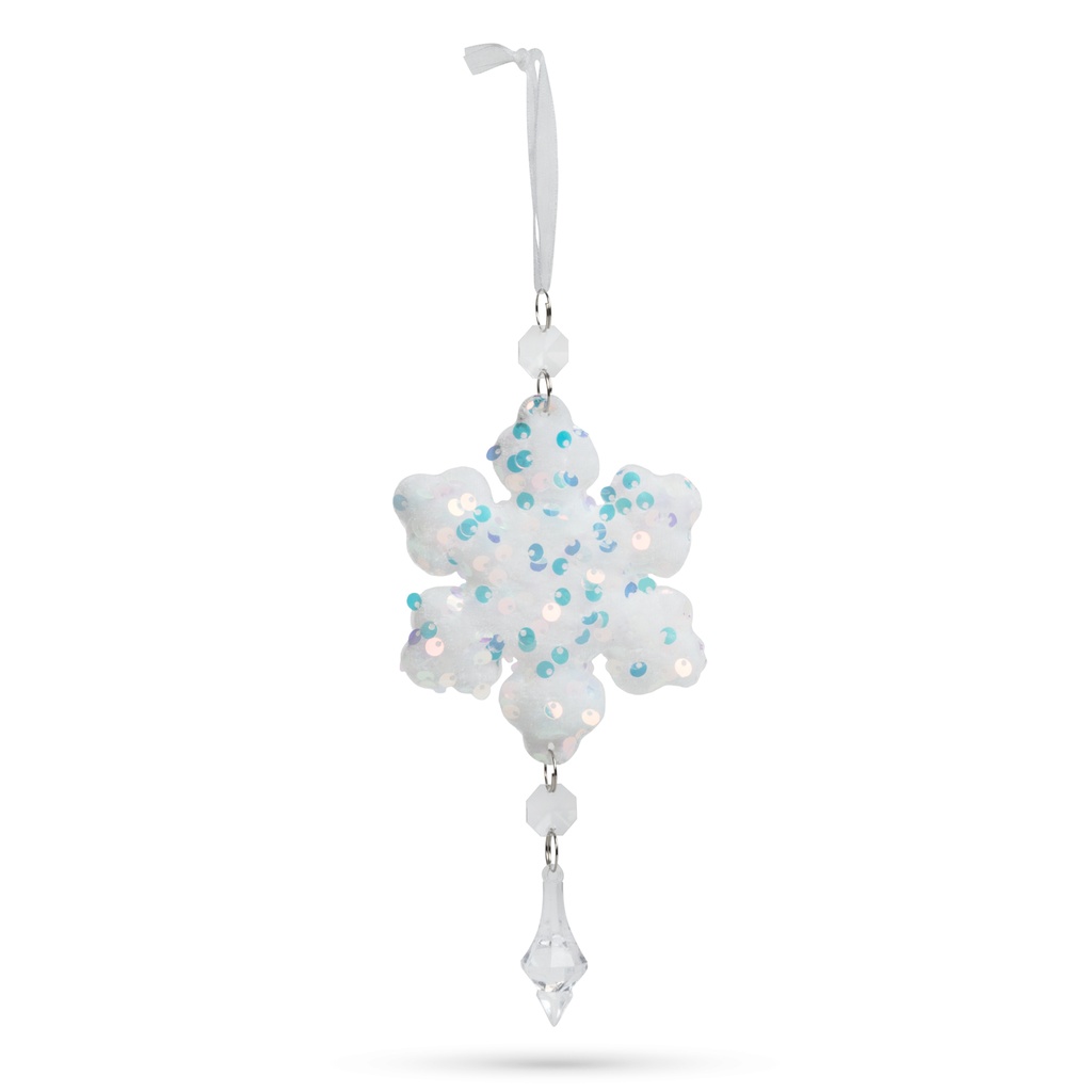 Ornament brad Craciun, stea si fulg, 2 forme