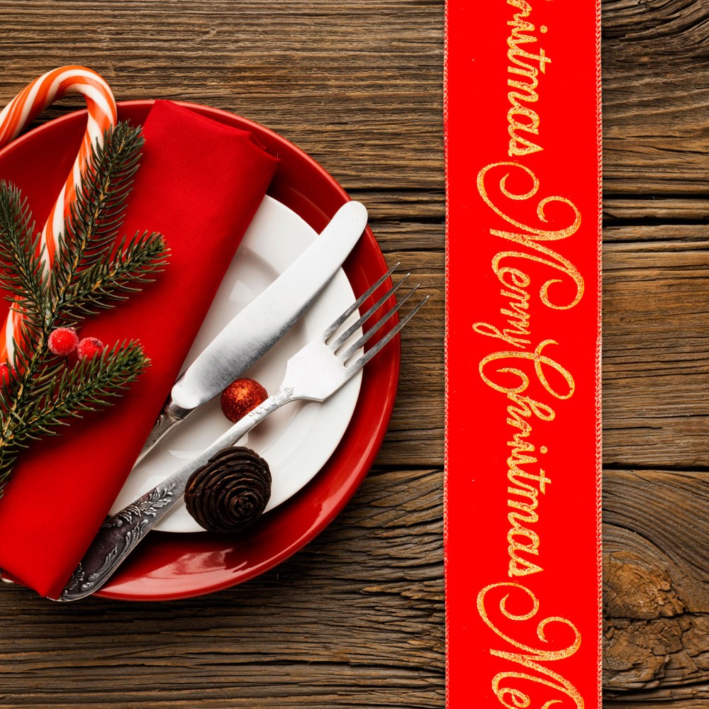 Panglica de Craciun, Merry Christmas, 60x8cm